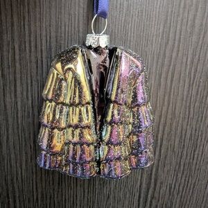 Taylor Swift Karma Jacket Eras Tour Glass Ornament